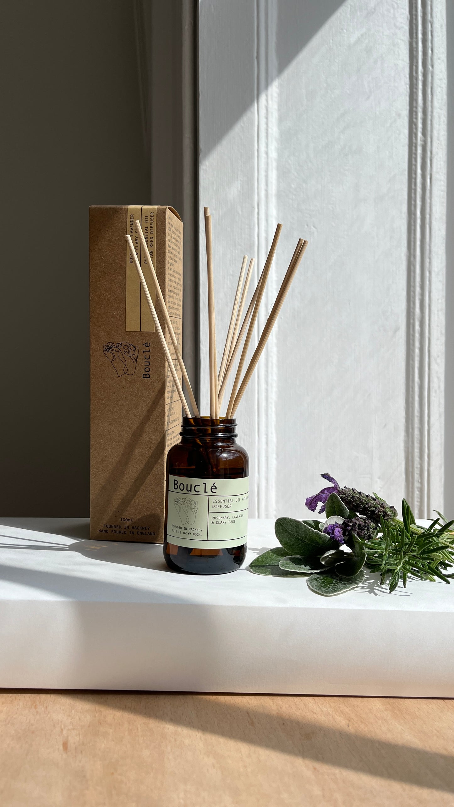 Rosemary, Lavender & Clary Sage Rattan Reed Diffuser